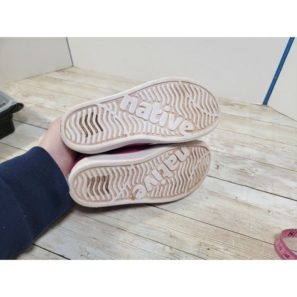 Native Jefferson Hero Toddler Size C10 Sneaker Water Shoes Pink‎ White - Picture 8 of 11
